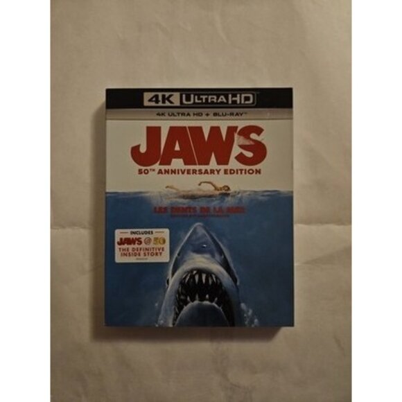 Jaws 4K UHD Blu-ray  NEW - Picture 1 of 2